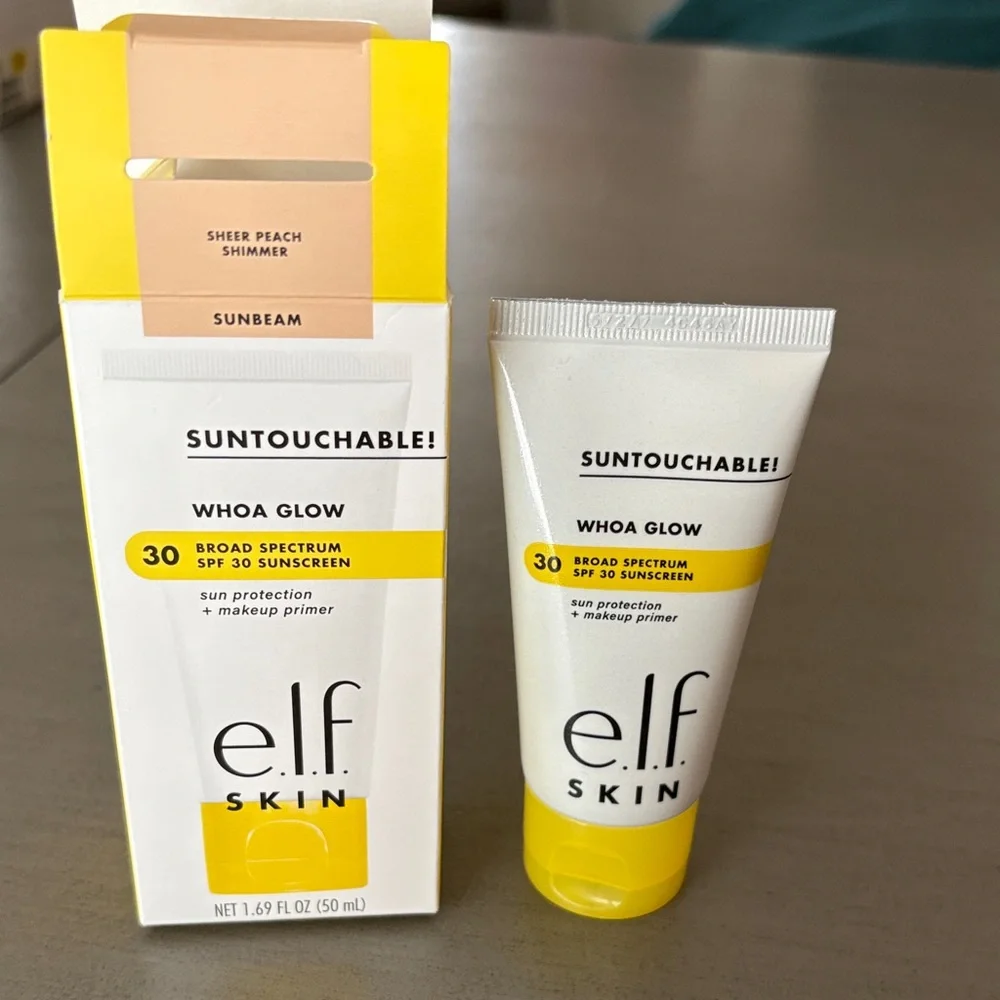 ELF Whoa Glow SPF 30 Sunscreen - Yellow and White - Picture 1 of 1